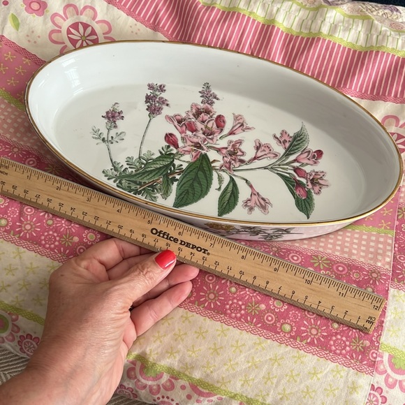 Spode STAFFORD FLOWERS Floral Painted Serving Bowl -Oven Safe - Picture 7 of 7